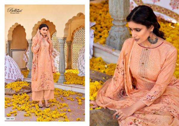 Belliza Harnaaz Designer Cotton Digital Printed Dress Materials